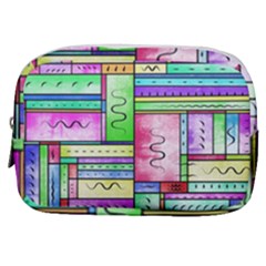 Colorful Pattern Make Up Pouch (small) by gasi