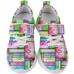 Colorful Pattern Kids  Velcro Strap Shoes by gasi