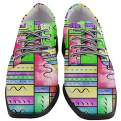 Colorful Pattern Women Heeled Oxford Shoes by gasi