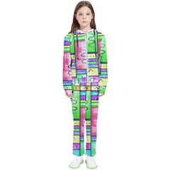 Colorful Pattern Kids  Tracksuit by gasi