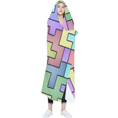 Colorful Stylish Design Wearable Blanket