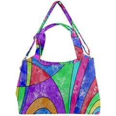 Colorful Stylish Design Double Compartment Shoulder Bag by gasi