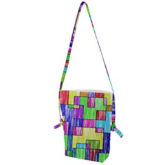 Colorful Stylish Design Folding Shoulder Bag by gasi