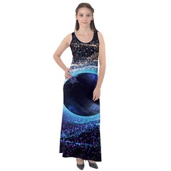 Digitalgalaxy Sleeveless Velour Maxi Dress by Sparkle