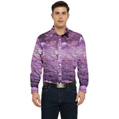 Violet Nature Men s Long Sleeve  Shirt