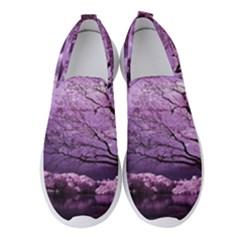 Violet Nature Women s Slip On Sneakers by Sparkle