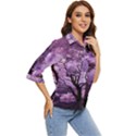 Violet Nature Women s Quarter Sleeve Pocket Shirt View2