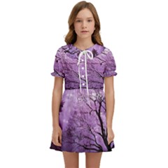 Violet Nature Kids  Sweet Collar Dress