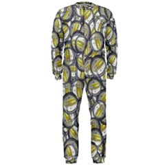 Gong Instrument Motif Pattern Onepiece Jumpsuit (men) by dflcprintsclothing