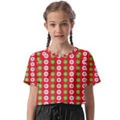 Festive Pattern Christmas Holiday Kids  Basic Tee