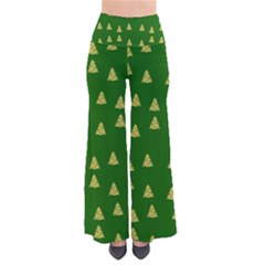 Green Christmas Trees Green So Vintage Palazzo Pants