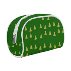 Green Christmas Trees Green Make Up Case (small)