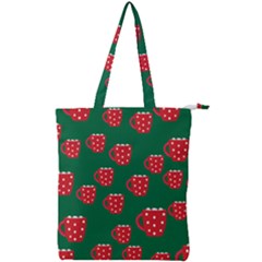 Christmas Coffee Double Zip Up Tote Bag by designsbymallika