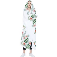 Background Ornamental Pattern Graphic Seamless Wearable Blanket by Pakemis