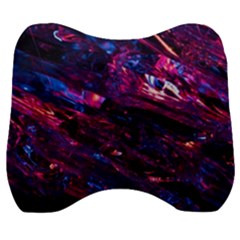 Space Futuristic Shiny Abstraction Velour Head Support Cushion by Pakemis