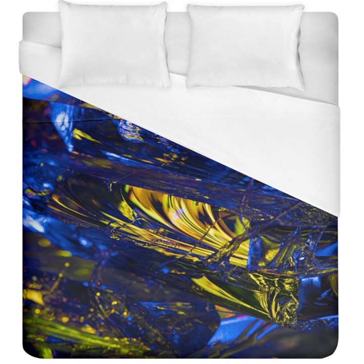 Space Futuristic Shiny Abstraction Flash Colorful Duvet Cover (King Size)