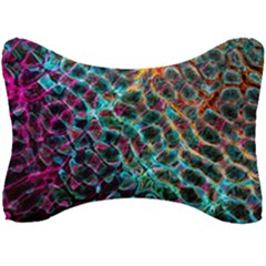 Fractal Abstract Waves Background Wallpaper Seat Head Rest Cushion