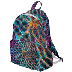 Fractal Abstract Waves Background Wallpaper The Plain Backpack by Pakemis