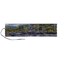 Piriapolis City Port, Maldonado, Uruguay Roll Up Canvas Pencil Holder (l) by dflcprintsclothing