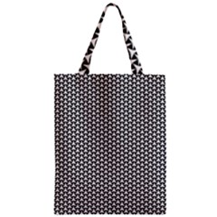 Abstract Background Pattern Geometric Zipper Classic Tote Bag by Ravend