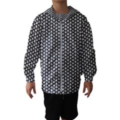 Abstract Background Pattern Geometric Kids  Hooded Windbreaker