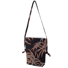 Leaf Leaves Pattern Print Folding Shoulder Bag