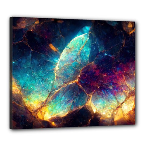 Abstract Galactic Canvas 24  x 20  (Stretched)