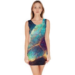 Abstract Galactic Bodycon Dress