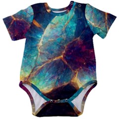 Abstract Galactic Baby Short Sleeve Onesie Bodysuit by Ravend