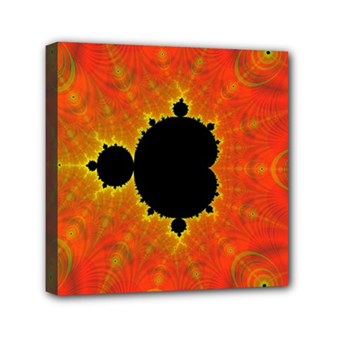 Fractal Mandelbrot Set Pattern Art Mini Canvas 6  X 6  (stretched)