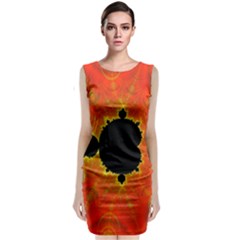 Fractal Mandelbrot Set Pattern Art Classic Sleeveless Midi Dress