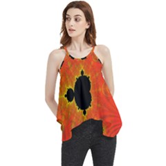 Fractal Mandelbrot Set Pattern Art Flowy Camisole Tank Top