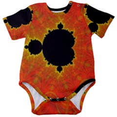 Fractal Mandelbrot Set Pattern Art Baby Short Sleeve Onesie Bodysuit