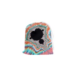 Fractal Abstract Background Drawstring Pouch (xs)