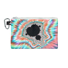 Fractal Abstract Background Canvas Cosmetic Bag (medium)