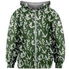 Leaves Pattern Wallpaper Watercolor Kids  Zipper Hoodie Without Drawstring