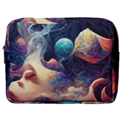 Quantum Physics Dreaming Lucid Make Up Pouch (large)