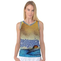 Abstract Painting Art Texture Women s Basketball Tank Top