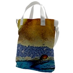 Abstract Painting Art Texture Canvas Messenger Bag