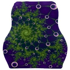 Fractal Spiral Abstract Background Car Seat Velour Cushion 