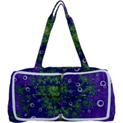 Fractal Spiral Abstract Background Multi Function Bag by Ravend