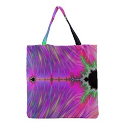 Fractal Fractals Abstract Art Grocery Tote Bag