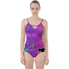 Fractal Fractals Abstract Art Cut Out Top Tankini Set