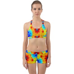 Fractal Starfish Mandelbrot Blue Back Web Gym Set