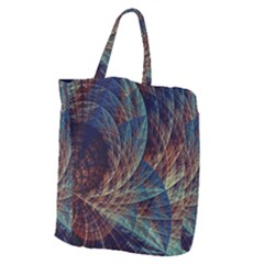 Fractal Abstract Art Giant Grocery Tote by Ravend