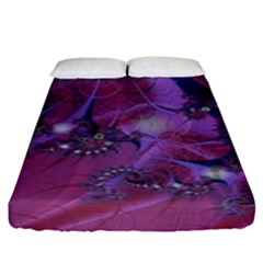 Fractal Math Abstract Abstract Art Fitted Sheet (king Size)