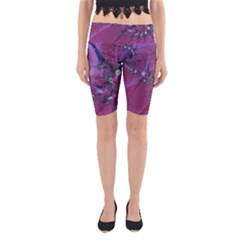 Fractal Math Abstract Abstract Art Yoga Cropped Leggings