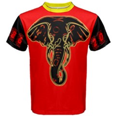 Urban Unity Men s Cotton Tee Red/blk/gld