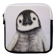 Penguin Mini Square Pouch by ArtByThree