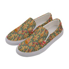 Pattern Seamless Women s Canvas Slip Ons by artworkshop